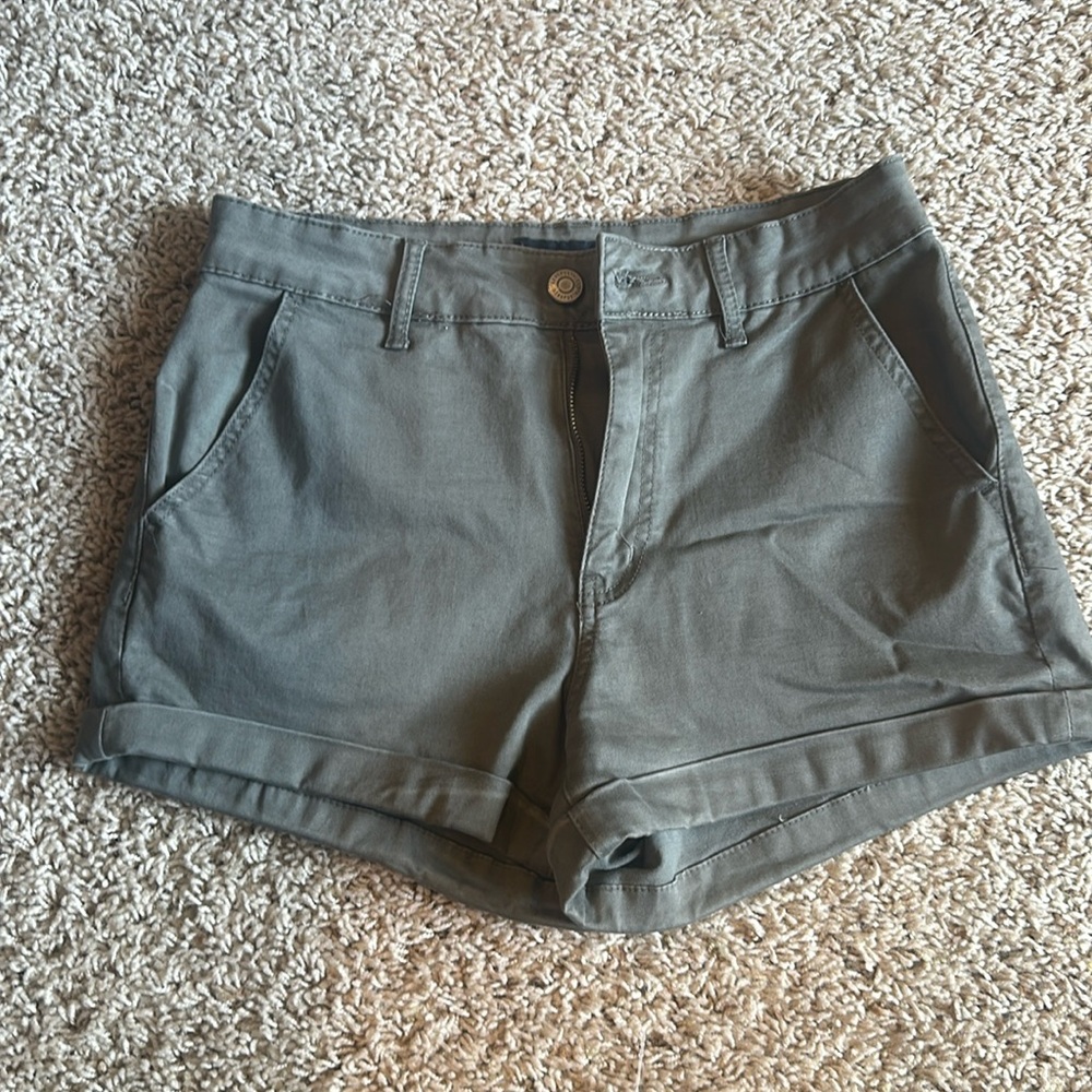 Aeropostale Hi Rise Midi Shorts - Women
